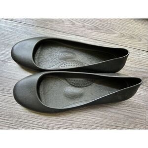Classic Black Ballet Flats Comfortable Round Toe Slip-On Work Casual Shoes‎ US 9